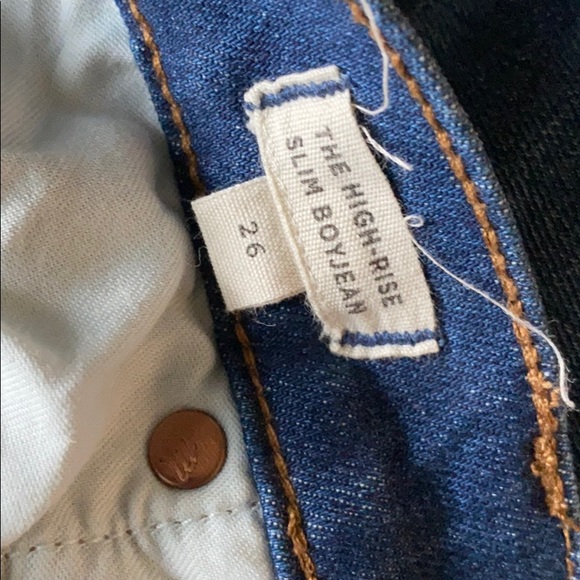 Madewell high rise slim boyjean - Picture 3 of 4